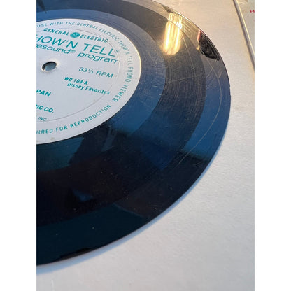 Disney Programs Cinderella Show' N Tell Record Filmstrip WD-103 General Electric