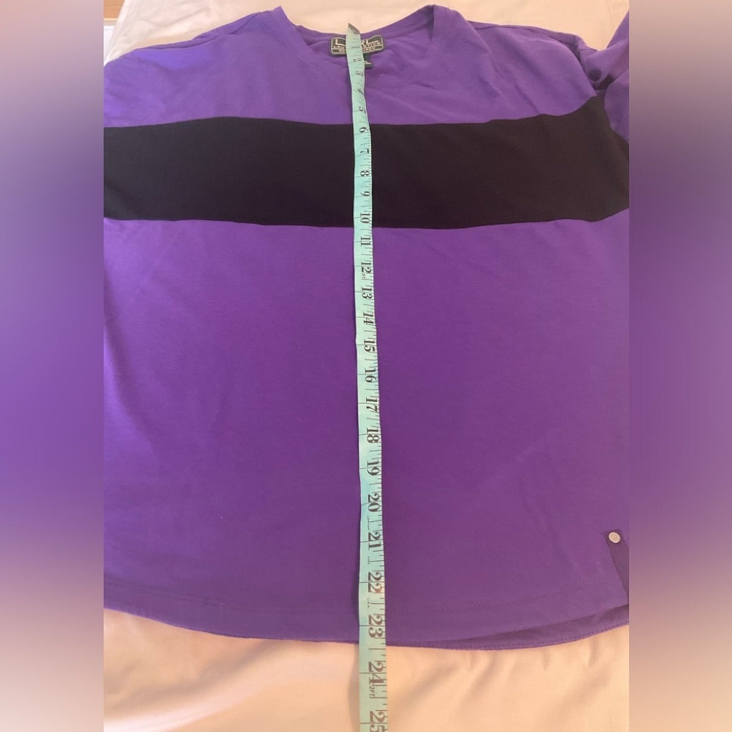 Lauren Active, Ralph Lauren top 3/4 sleeve Purple