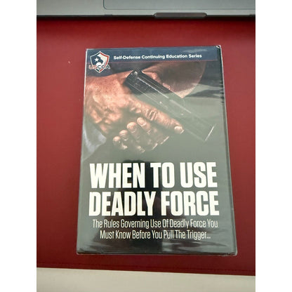 When to Use Deadly Force DVD Self-Defense Training USCCA Education Sealed