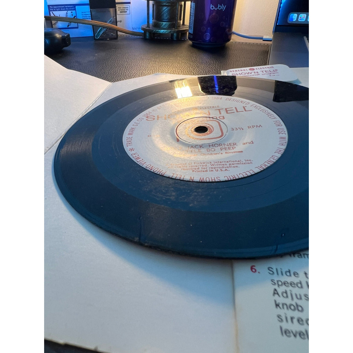 Show'N Tell Picturesound Program The Princess and the Pea ST-138 Vinyl LP Record