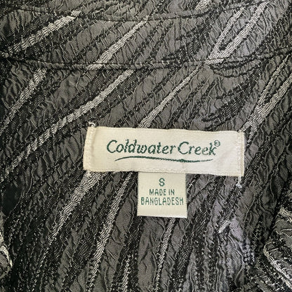 Coldwater Creek Jacket - Black, white , gray wave colors