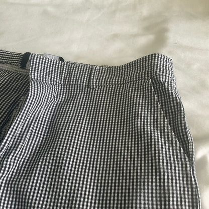 Sag Harbor Black and White Checkered Ankle Pants