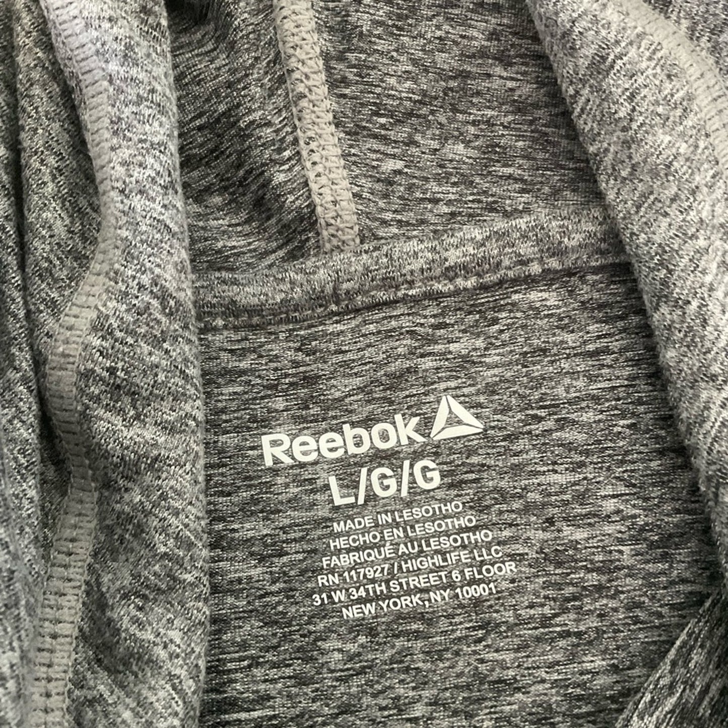 Reebok Charcoal Pullover Hoodie