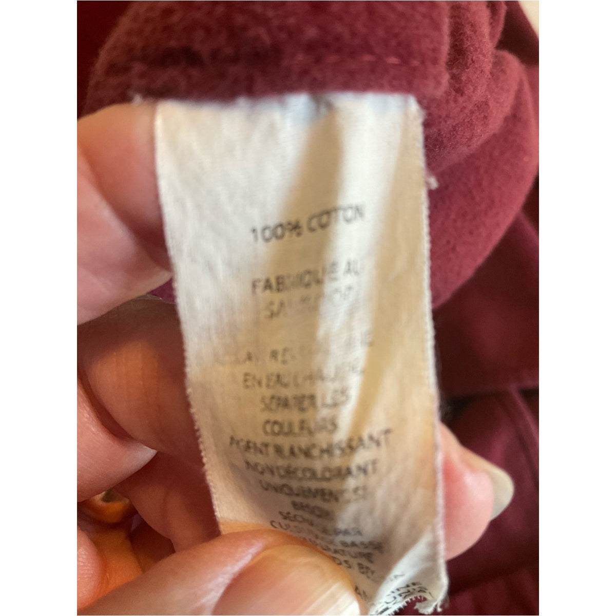 L.L. Bean Men's Overshirt Jacket in Burgundy