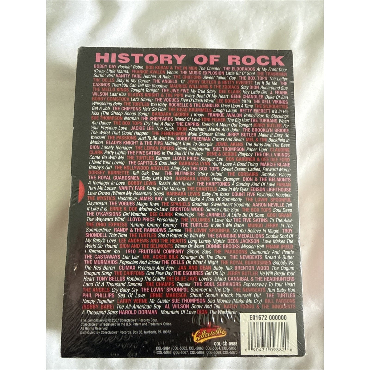 HISTORY OF ROCK: 1953 to 1973 - 140 Chart Topping Hits - 10 Disc CD Set - SEALED