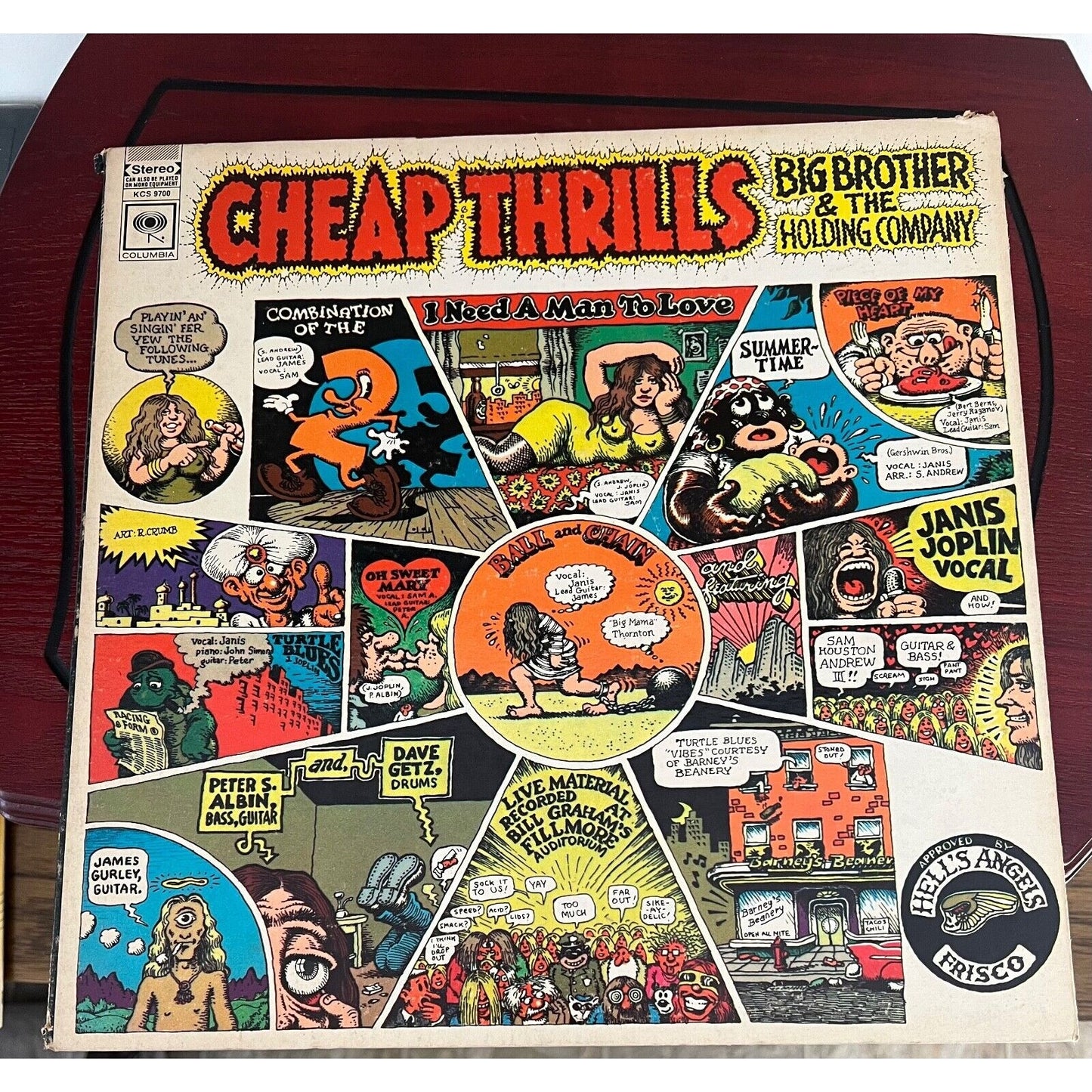 Cheap Thrills Record Big Brother & The Holding Company Gatefold Vinyl LP 1967