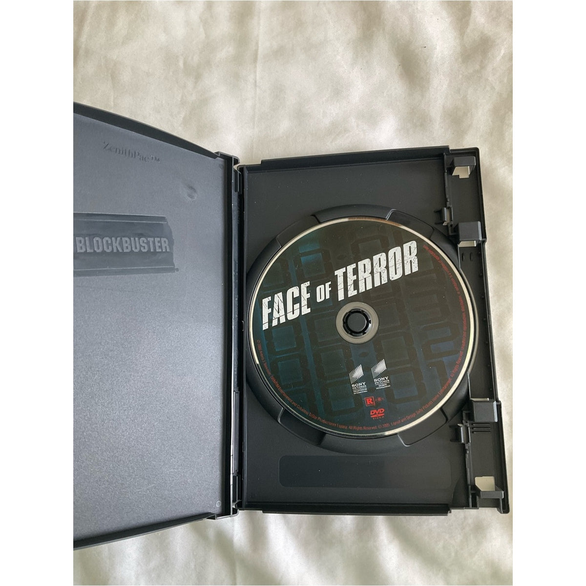 Face of Terror DVD - Red, Orange, Black Cover