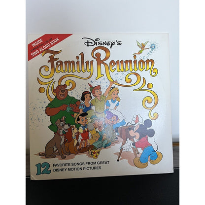 Various Artists: Disney's Family Reunion - LP Vinyl Record Album w/ singalong