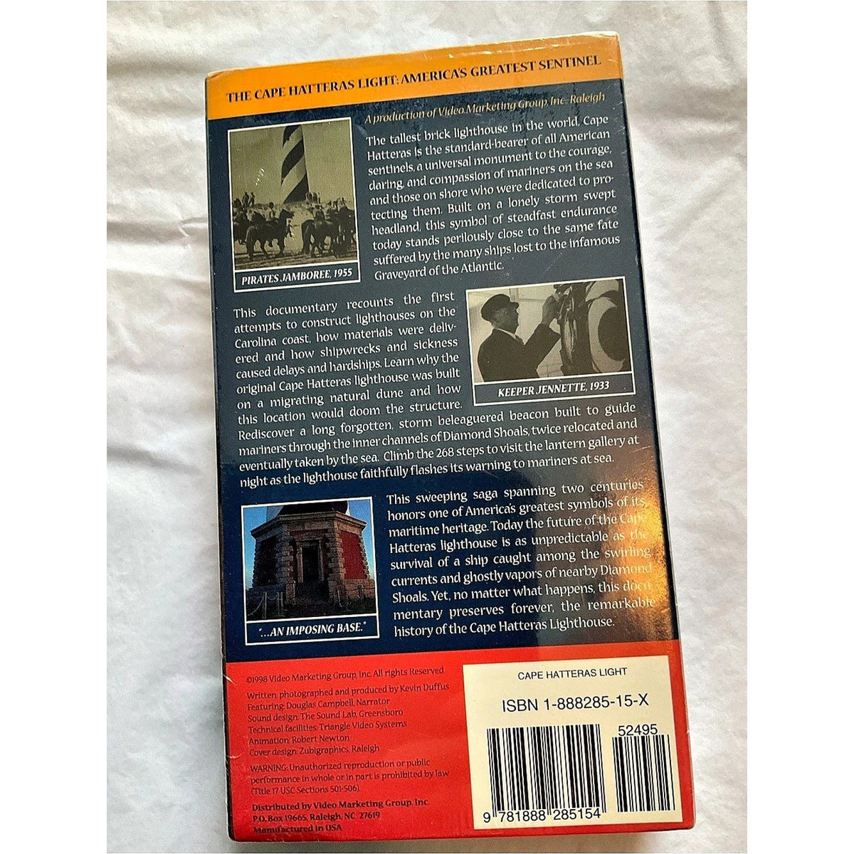 The Cape Hatteras Light: America's Greatest Sentinel (1998) VHS
