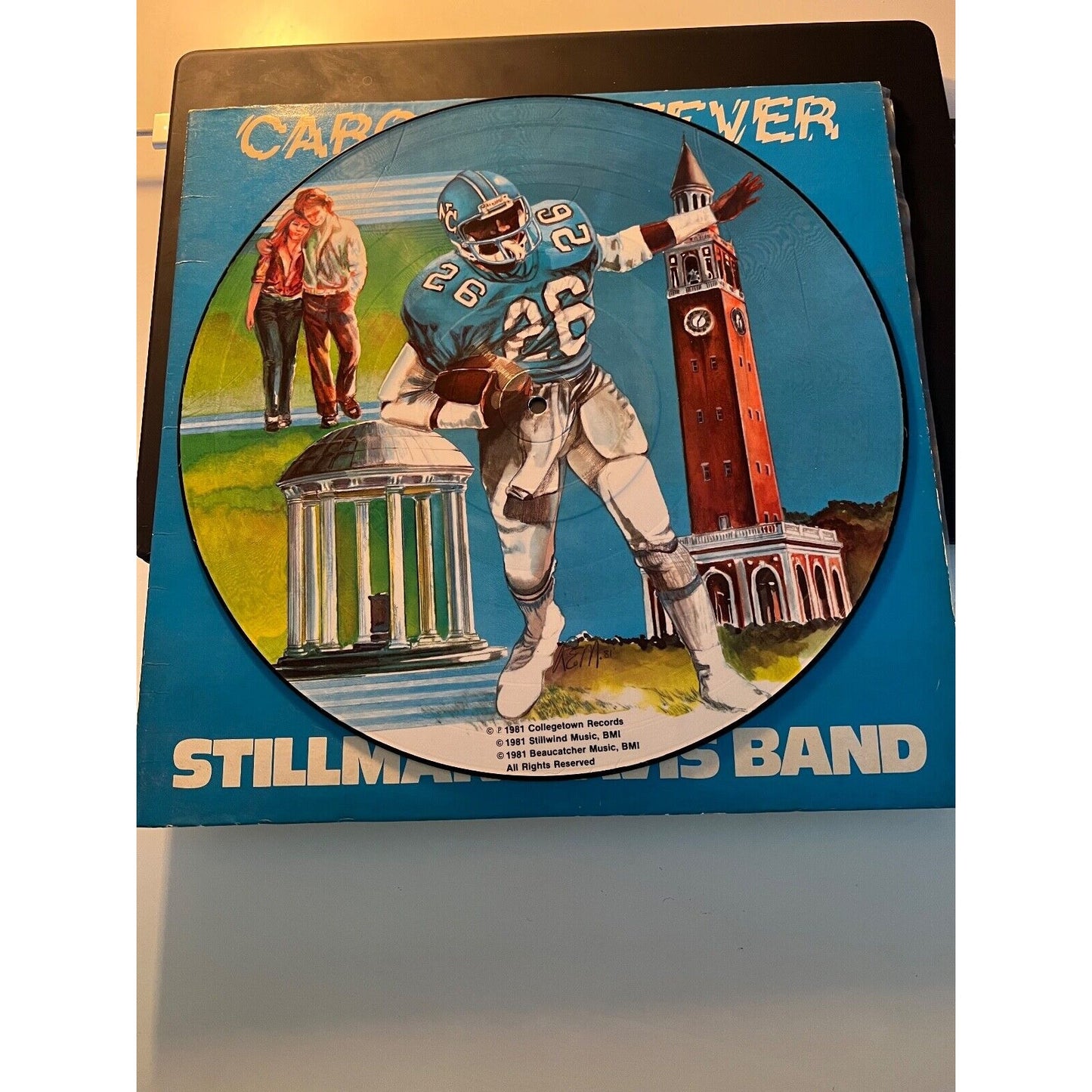 Stillman-Davis Band Carolina Fever Collegetown Records ‎– 1981 Pic disc