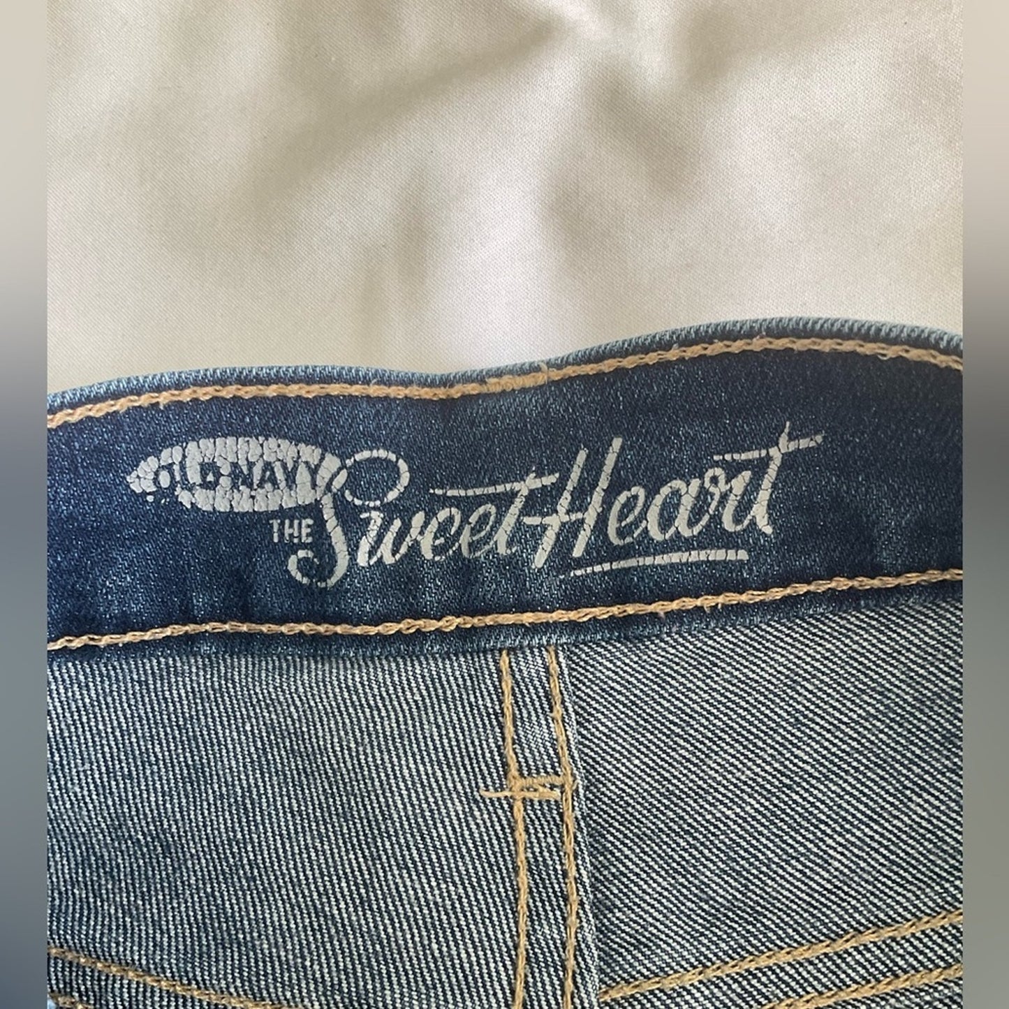 Old Navy Dark Blue Ankle Jeans