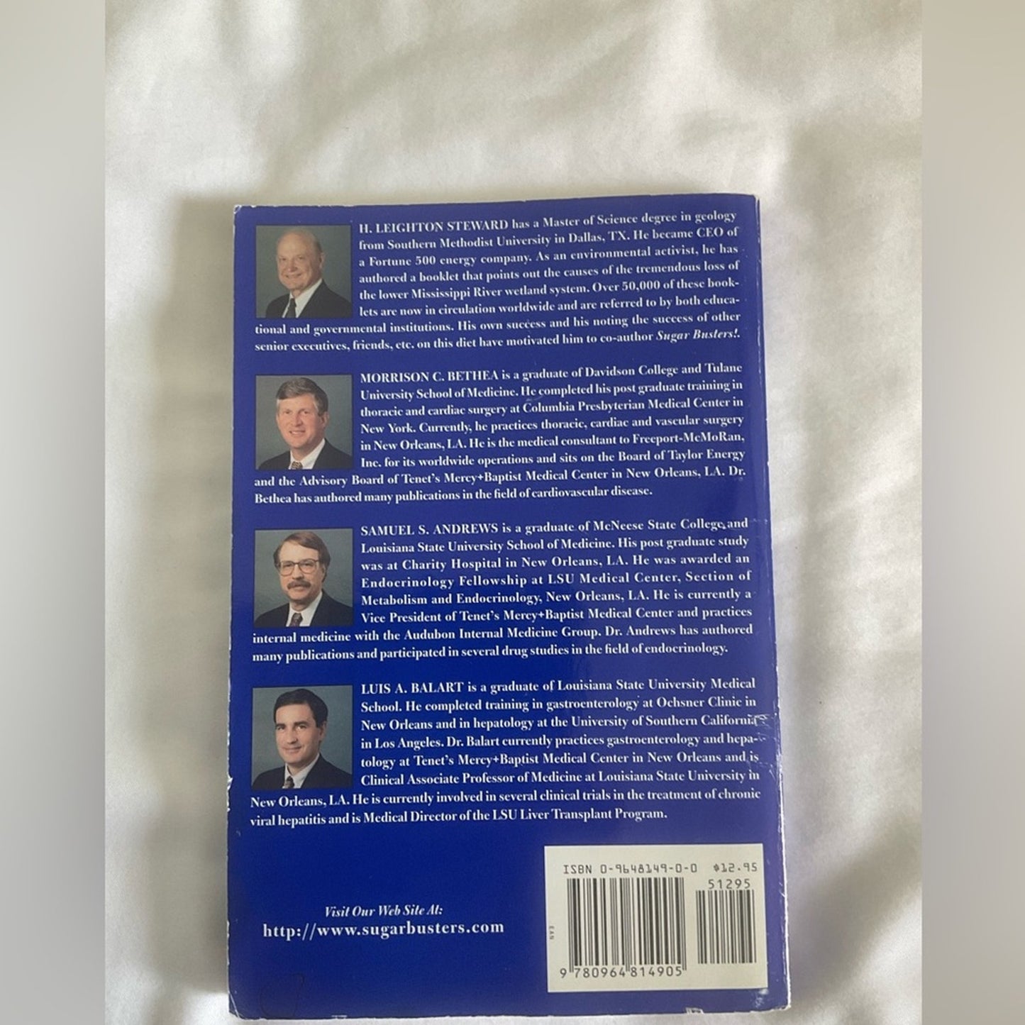 Sugar Busters! Book - Blue Cover