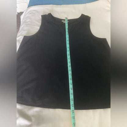 Style & Co. Black Sleeveless Tank Top