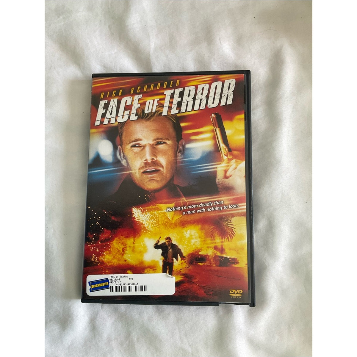 Face of Terror DVD - Red, Orange, Black Cover