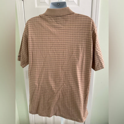 Greg Norman Collection Tan Polo Shirt Classic Design