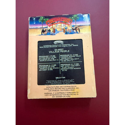 The Village People Go West 8 Track NBL8 7144 Casablanca Records 1979
