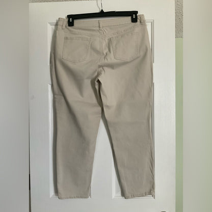 Crown & Ivy Women's Skinny Jeans - Cream