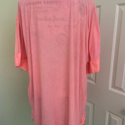 Soft Surroundings Long Tunic Top - Peach color