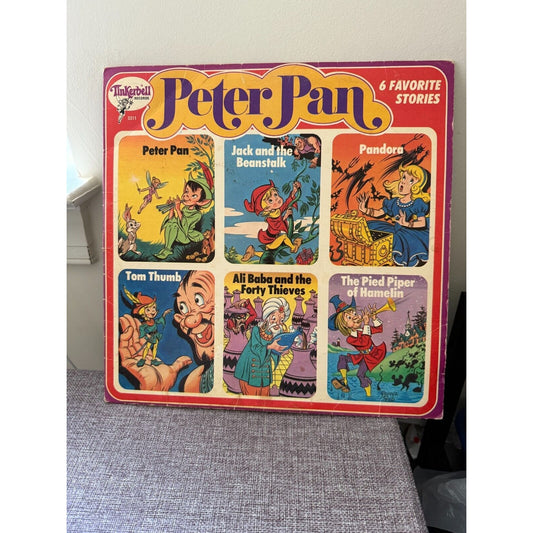 Peter Pan Vinyl record LP 6 - Favorite Stories by Tinkerbell Records