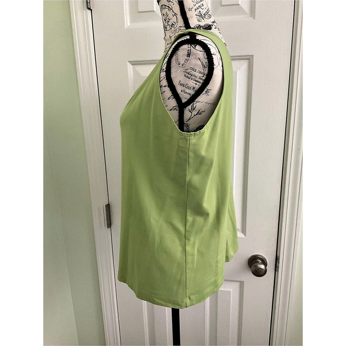 Chico's Microfiber Tank Top Green Size 2
