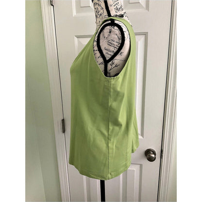 Chico's Microfiber Tank Top Green Size 2