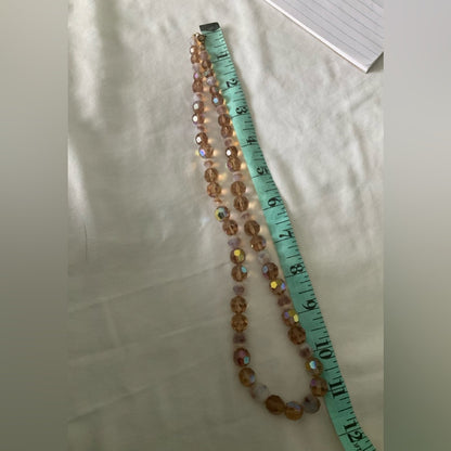 Joan Rivers Vintage Iridescent Brown/Gold Beaded Necklace