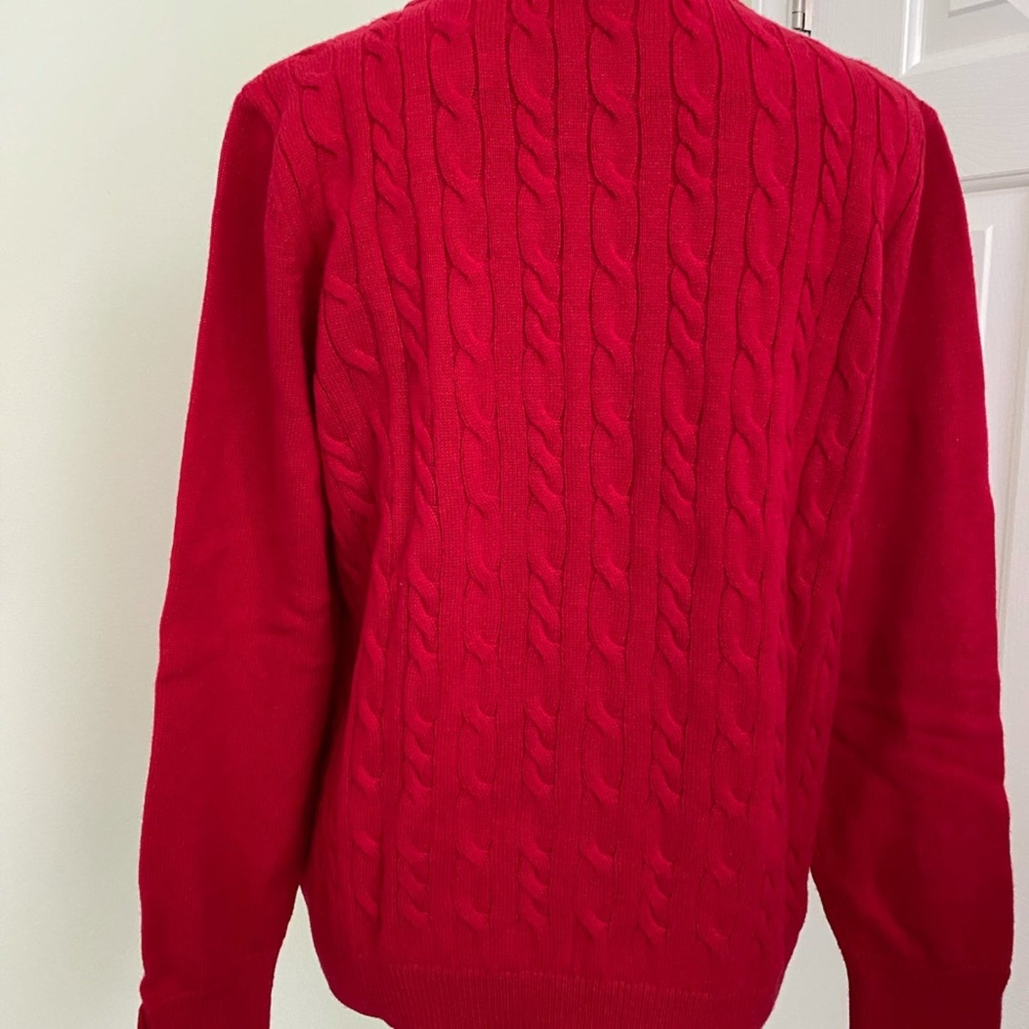 Talbots Red Crew Neck sweater