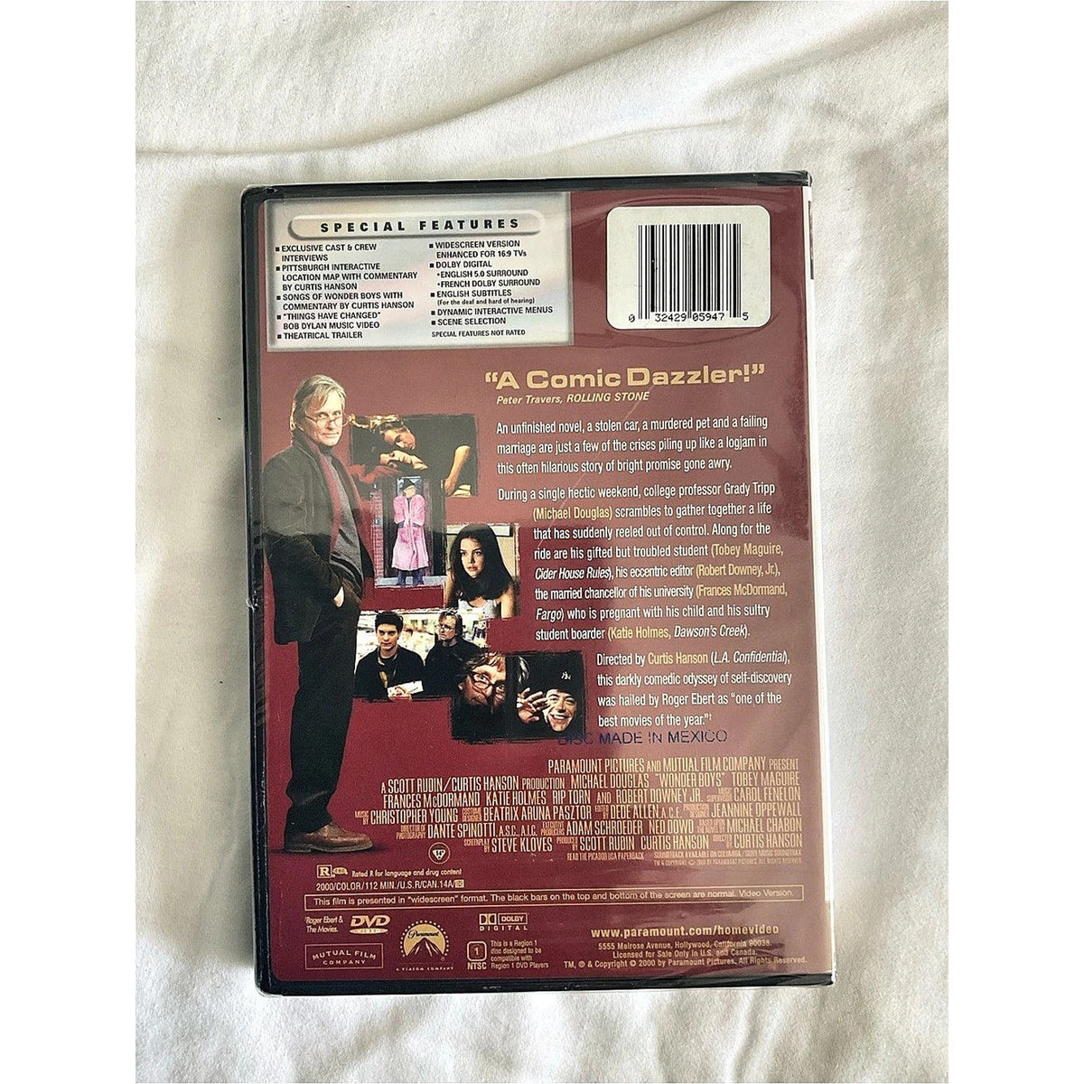 Wonder Boys. DVD Widescreen Collection NWT