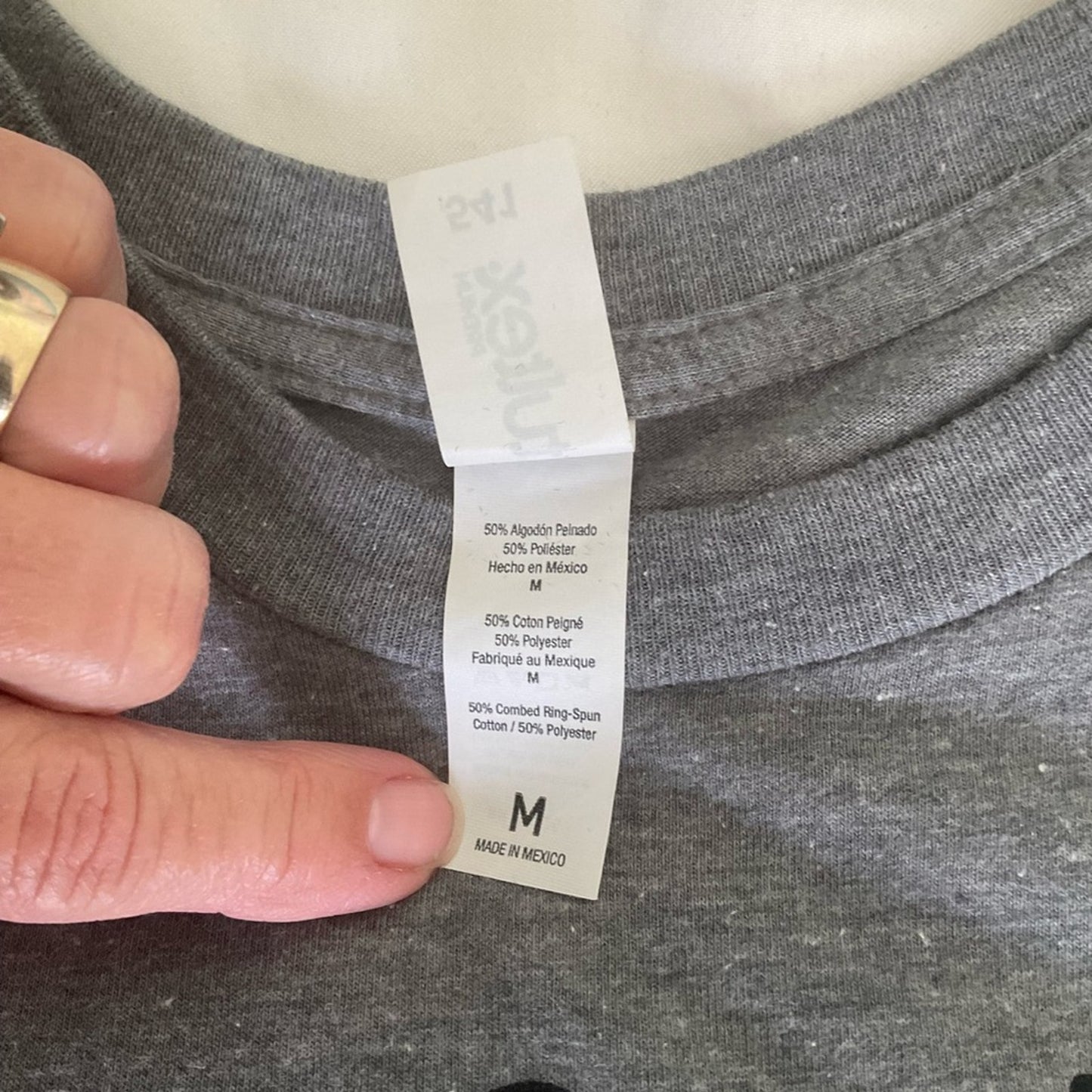 Tultex Gray Short Sleeve Tee