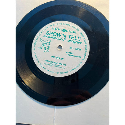 Disney Programs Cinderella Show' N Tell Record Filmstrip WD-103 General Electric