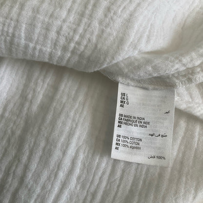 Style & Co. White Textured Blouse