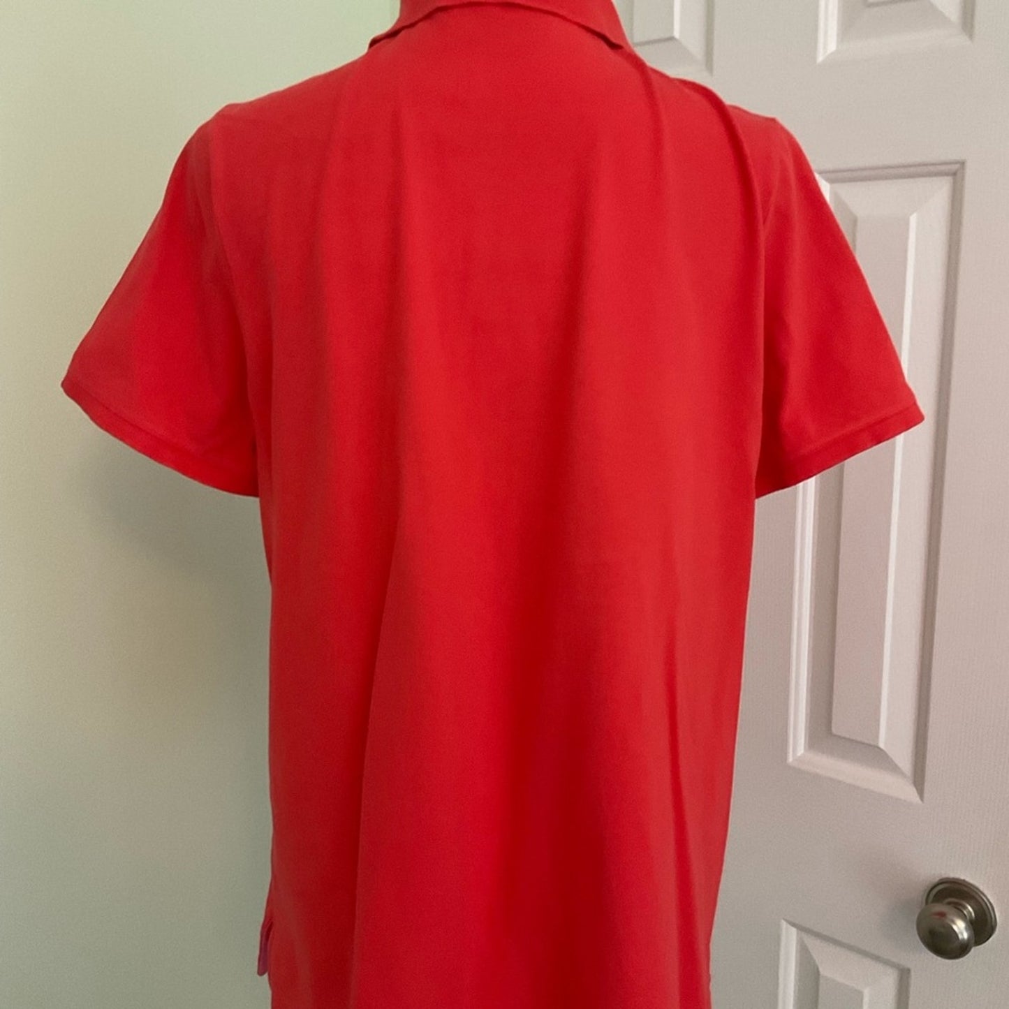 Talbots Red Polo Style Shirt