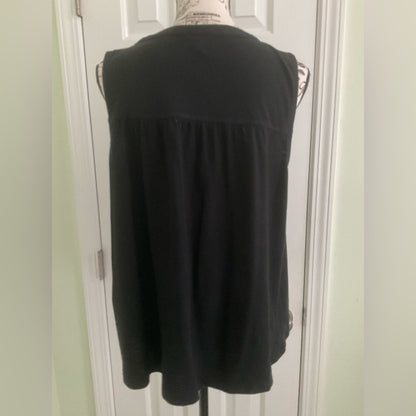 Style & Co. Black Sleeveless Tank Top