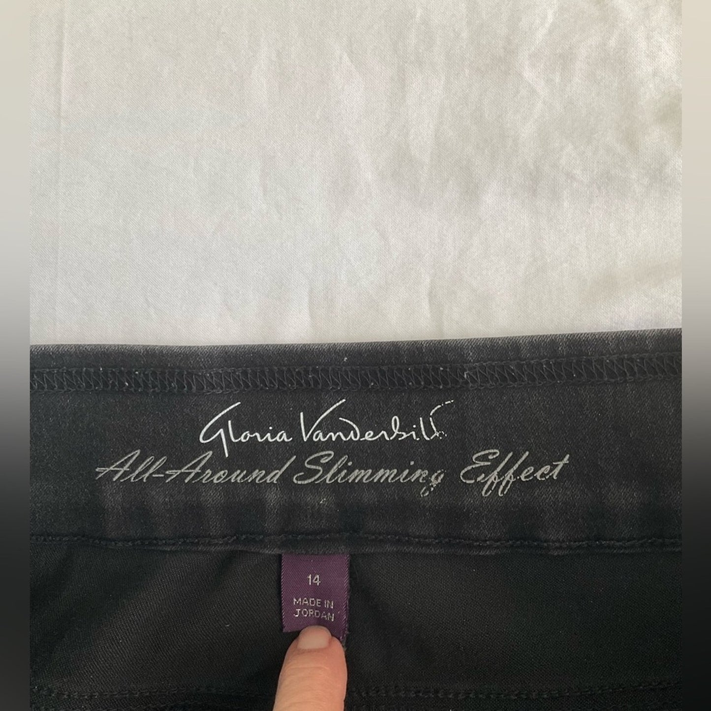 Gloria Vanderbilt Women's Black Jeans