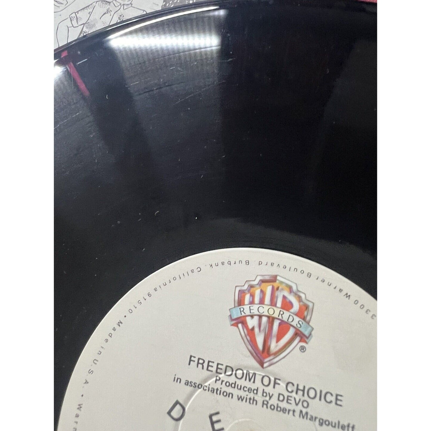 DEVO Freedom Of Choice - 1980 Warmer Bros. LP Whip It - NM