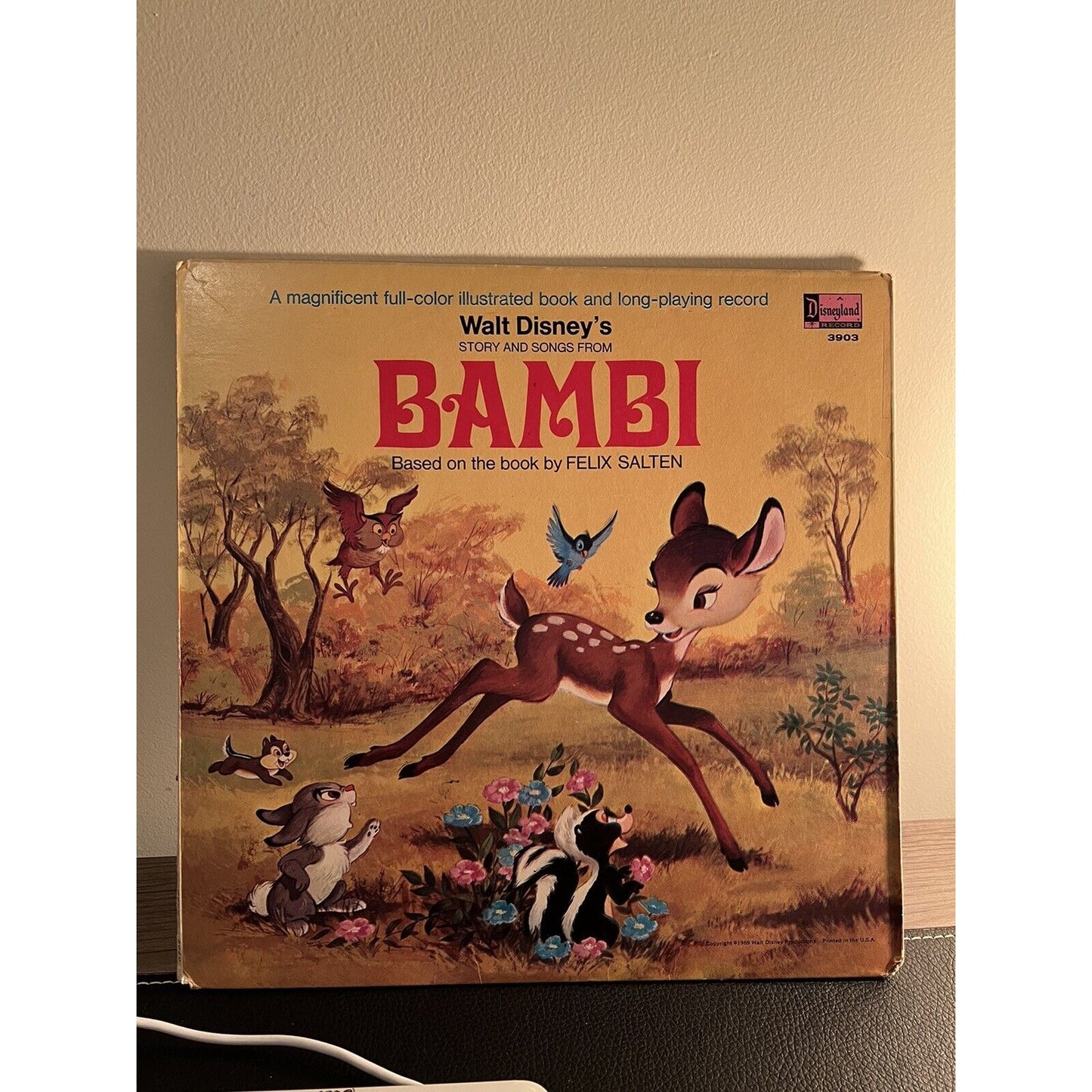 Walt Disney's Story And Songs From Bambi 1969 Vinyl LP 390