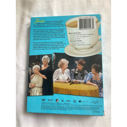 The Golden Girls - The Complete Second Season (3-Disc Set) - Teal & Yellow Cover