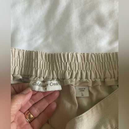Coldwater Creek Women's Tan Bermuda Shorts