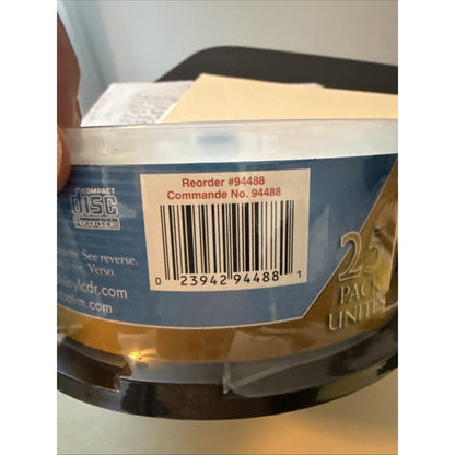 Verbatim Digital Vinyl CD-R 25 Pack 700MB 80min 52x Recordable Blank Discs 94488