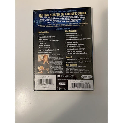 Fender Presents: Getting Started on Acoustic Guitar -- A Guide for Beginners DVD