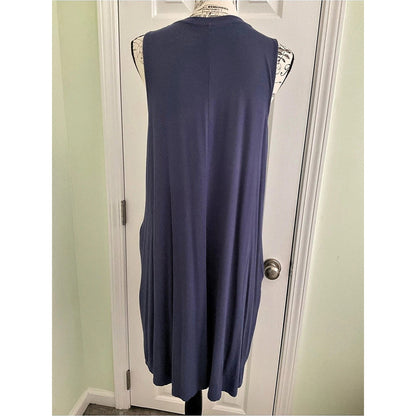 Time and Tru women’s Blue Midi Dress