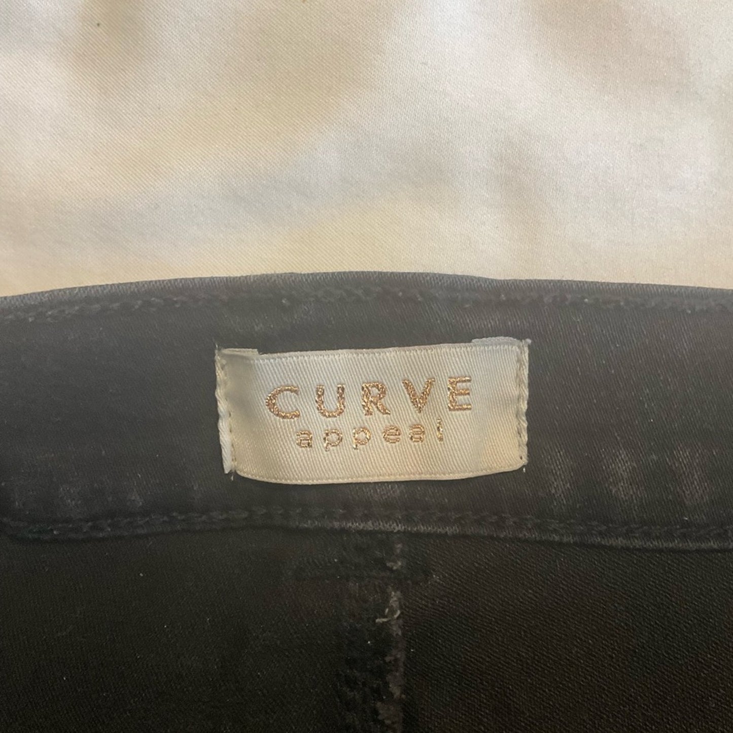 Curve Appeal Women's Black Denim Jean Shorts