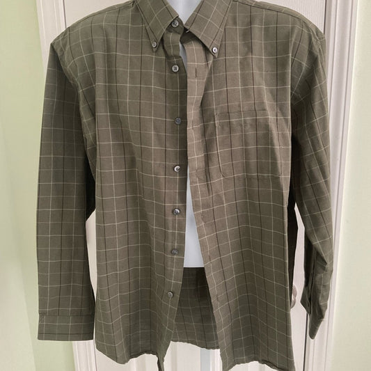 Van Heusen Green Casual Button Down Shirt