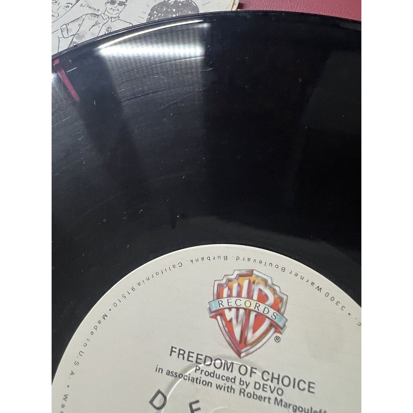 DEVO Freedom Of Choice - 1980 Warmer Bros. LP Whip It - NM