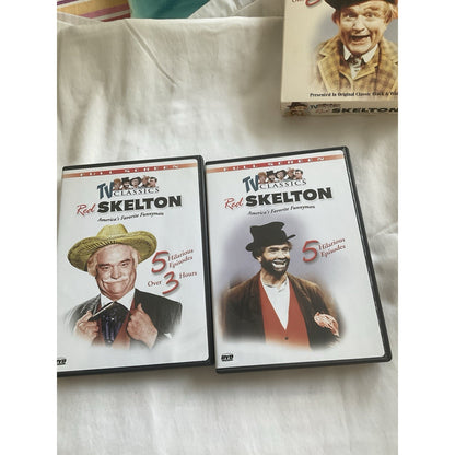 2 DVD SET-TELEVISION CLASSICS-THE RED SKELTON SHOW- 10 Episodes- Excellent cond.