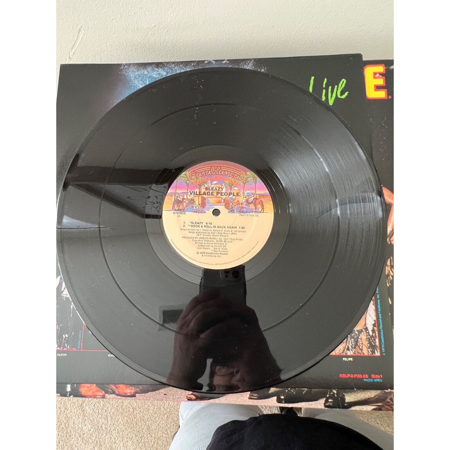 Village People - Live and Sleazy - 2 LP Gatefold - 1979 Casablanca Records