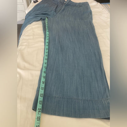 crown & ivy Blue Wide Leg Pants