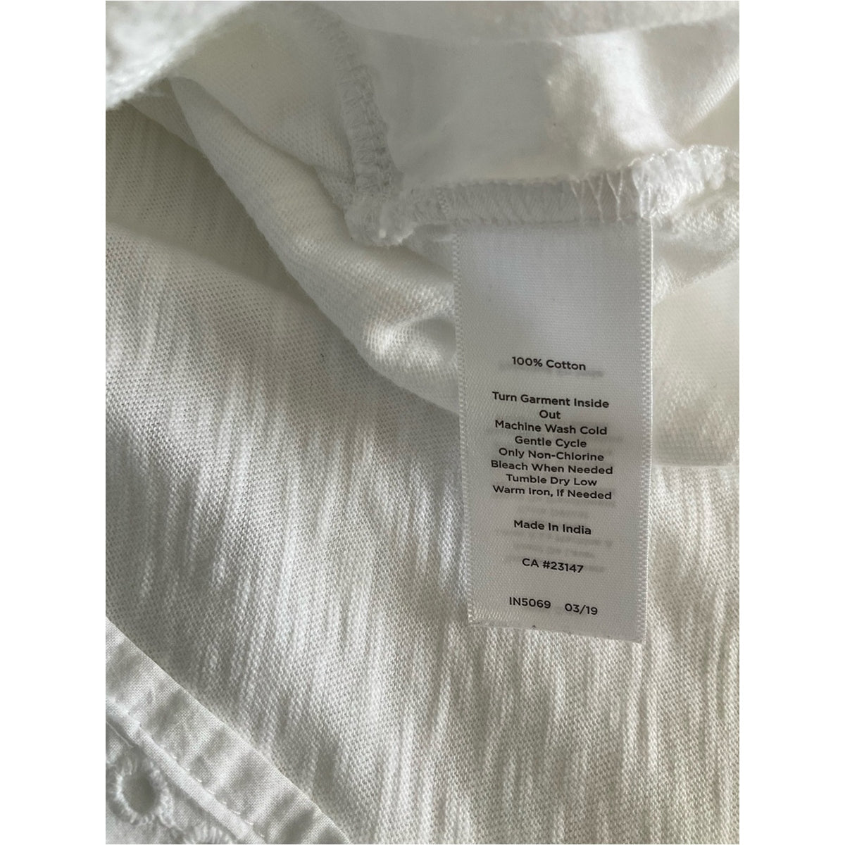 Talbots White Eyelet Sleeveless top