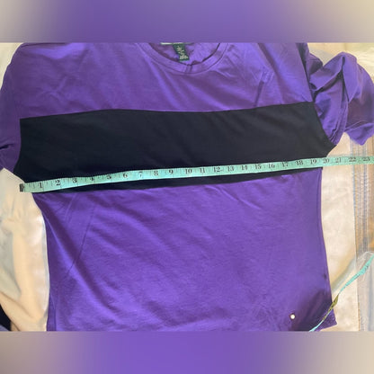 Lauren Active, Ralph Lauren top 3/4 sleeve Purple