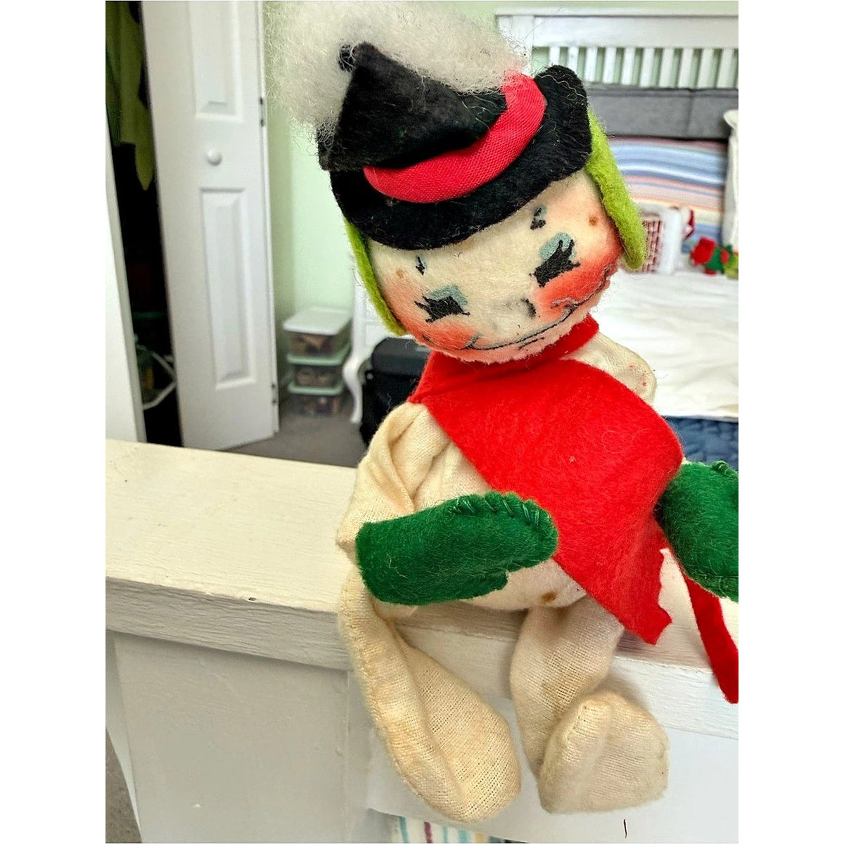 Annalee Vintage Holiday snowman doll